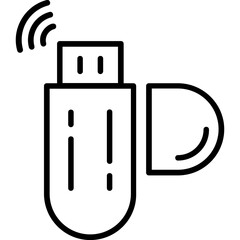 Usb Modem Vector Icon Design