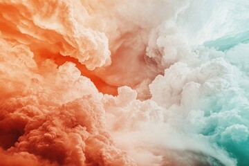 Obraz premium Vital Ozone Layer: Abstract Surreal Representation of Earth's Atmosphere Maintaining Environmental Balance