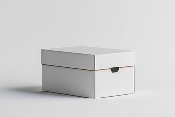 Paper Box Mockup A4 on isolated background created with Generative AI