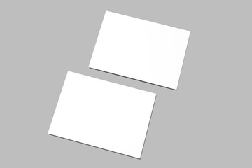 A6 Postcard Blank Mockup