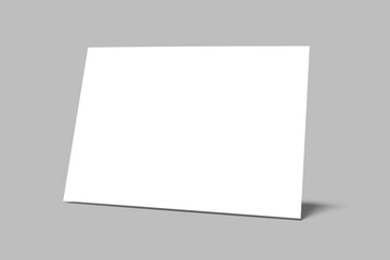 A6 Postcard Blank Mockup