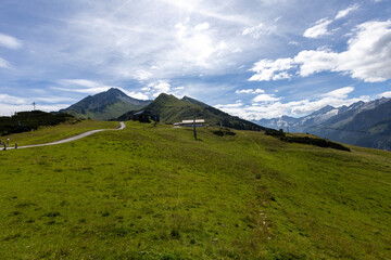 Bergpanorama auf dem Ahorn in den Zillertaler Alpen