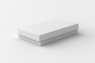 Paper Box Mockup A4 on isolated background created with Generative AI