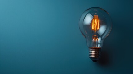 Concept idea. Business and light bulb, creative ideas and thinking in business