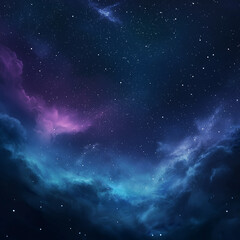 a dreamy night sky background filled with stars, constellations, and subtle auroras