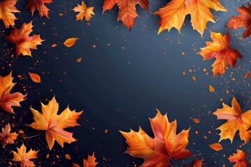 A bundle of dry autumn leaves, perfect for decoration or fall themed projects