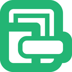 wallet icon design logo