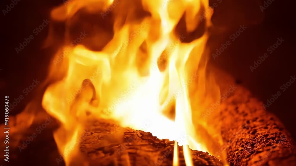 Poster an intense thermal stress flame being fueled by a continuous source of heat growing in size and inte