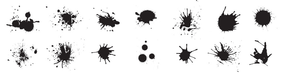 ink splatter grunge liquid paint splashes stains abstract ink splashes ink splatter grunge liquid