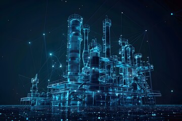 Futuristic Digital Oil Refinery in a Connected Network