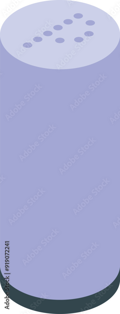 Aufkleber smart speaker voice assistant listening for command isometric view