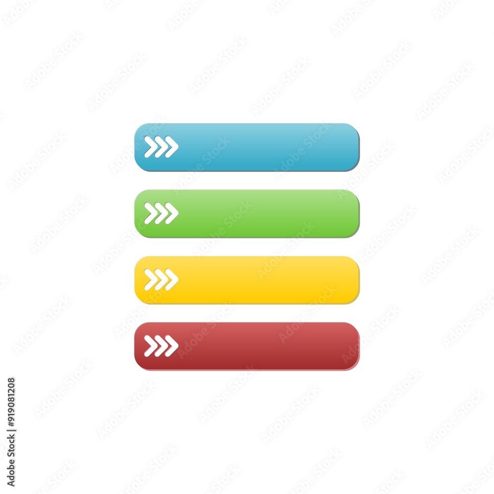 Poster modern minimal infographics elements buttons icon isolated on transparent background