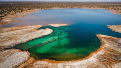 Vanishing Waters: Aerial Drama