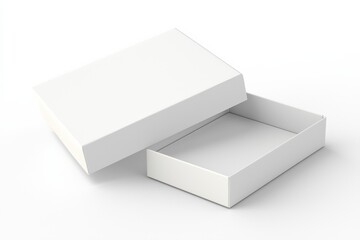 Paper Box Mockup A4 on isolated background created with Generative AI