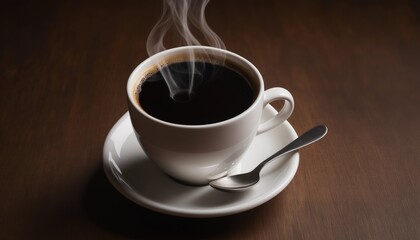 Obraz premium A cup of black coffee