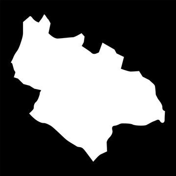 Savnik Municipality map, administrative subdivision of Montenegro. Vector illustration.