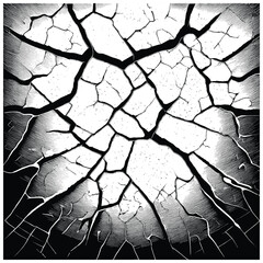 Cracked Texture Grunge Illustration
