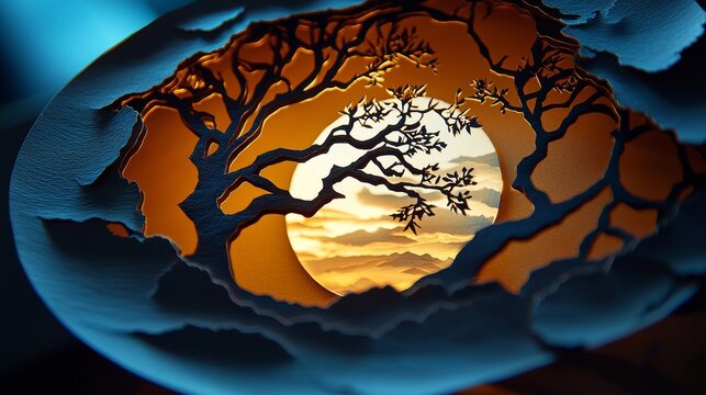 Intricate Scherenschnitte, Swiss-German paper cutting art