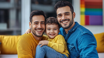 Obraz premium Families with LGBTQ+ parents