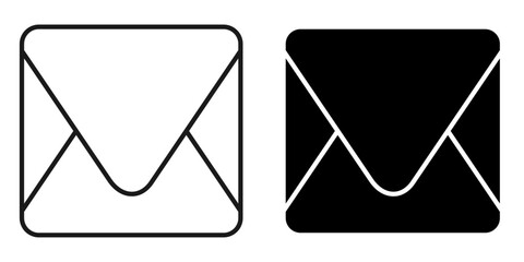 inbox or message icon or symbol