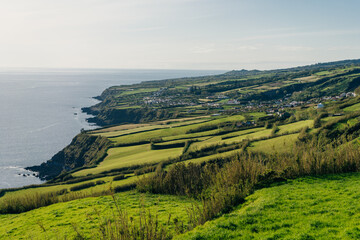 Fototapeta premium ponta da fonte grande in san miguel azores, portugal