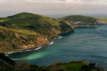Fototapeta premium ponta da fonte grande in san miguel azores, portugal