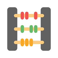abacus flat icon