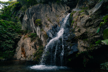 Fototapeta premium Cascata do Limbo in san miguel, portugal, asores