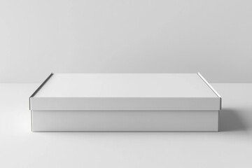 Paper Box Mockup A4 on isolated background created with Generative AI