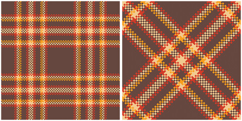 Tartan Plaid Pattern Seamless. Classic Plaid Tartan. Traditional Scottish Woven Fabric. Lumberjack Shirt Flannel Textile. Pattern Tile Swatch Included.