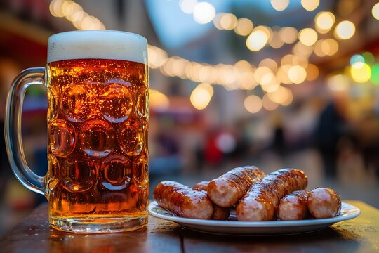 Traditional German dinner, Oktoberfest