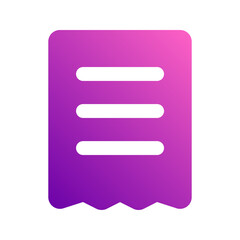 bill gradient icon