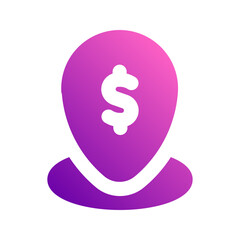 location gradient icon