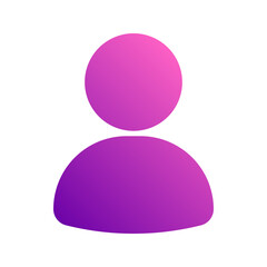 person gradient icon