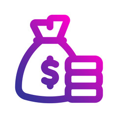 wealth gradient icon