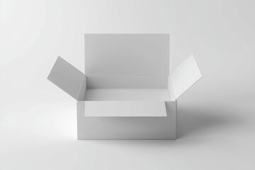 Paper Box Mockup A4 on isolated background created with Generative AI