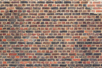 Red brick wall for background use