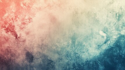 Obraz premium Abstract background with soft textures and faded colors. Ample copy space in the upper left corner.