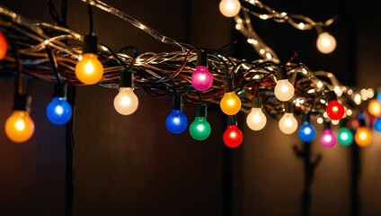 Obraz premium christmas tree lights