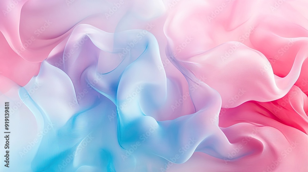 Poster abstract gradient background with soft pastel colors. plenty of copy space in the bottom right corne