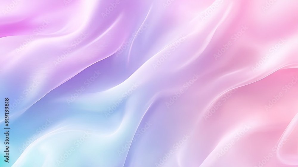 Poster Abstract gradient background with soft pastel colors. Plenty of copy space in the bottom right corner.