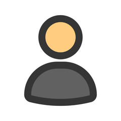 person line color icon