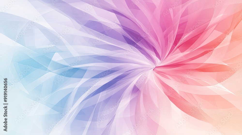 Poster abstract pattern with smooth gradients and soft transitions. ample copy space in the center.