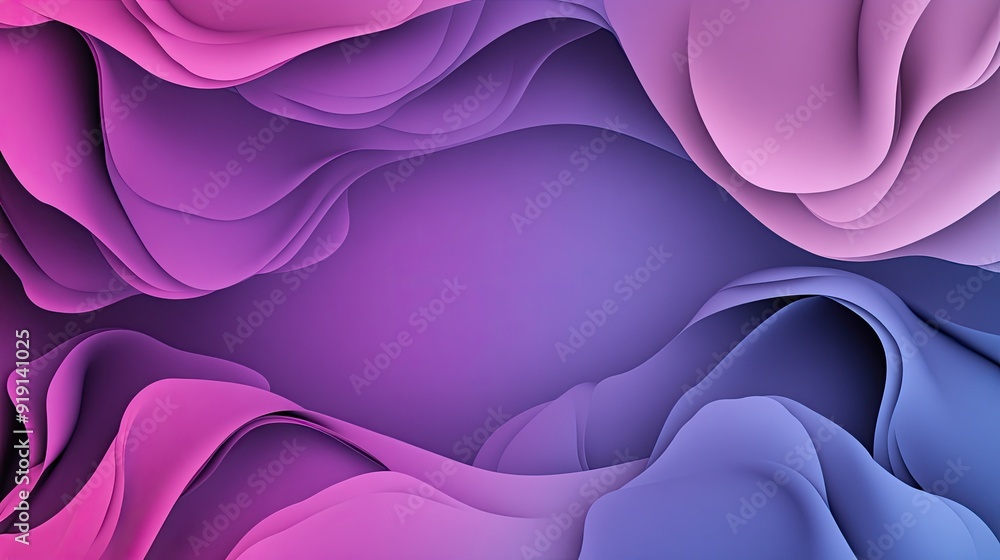 Aufkleber abstract pattern with soft gradients and flowing shapes. plenty of copy space in the center.
