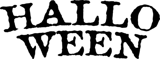 Halloween banner. Lettering poster.