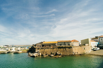 The picturesque waterfront of Avenido do Mar, Peniche, Estremadura, Portugal - may 2 2024