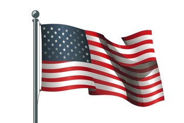 Obraz premium American flag with stars