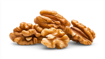 Walnuts on Transparent Background