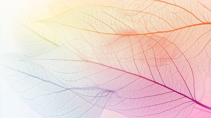 Obraz premium A colorful leafy background with a few leaves in the foreground