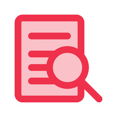 audit outline fill icon